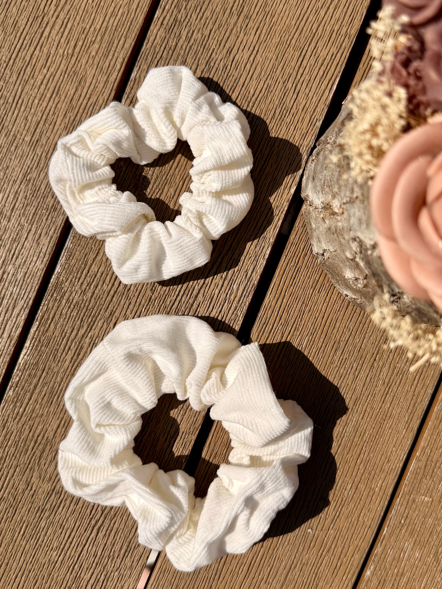 Calins et Reves chouchous velours blanc