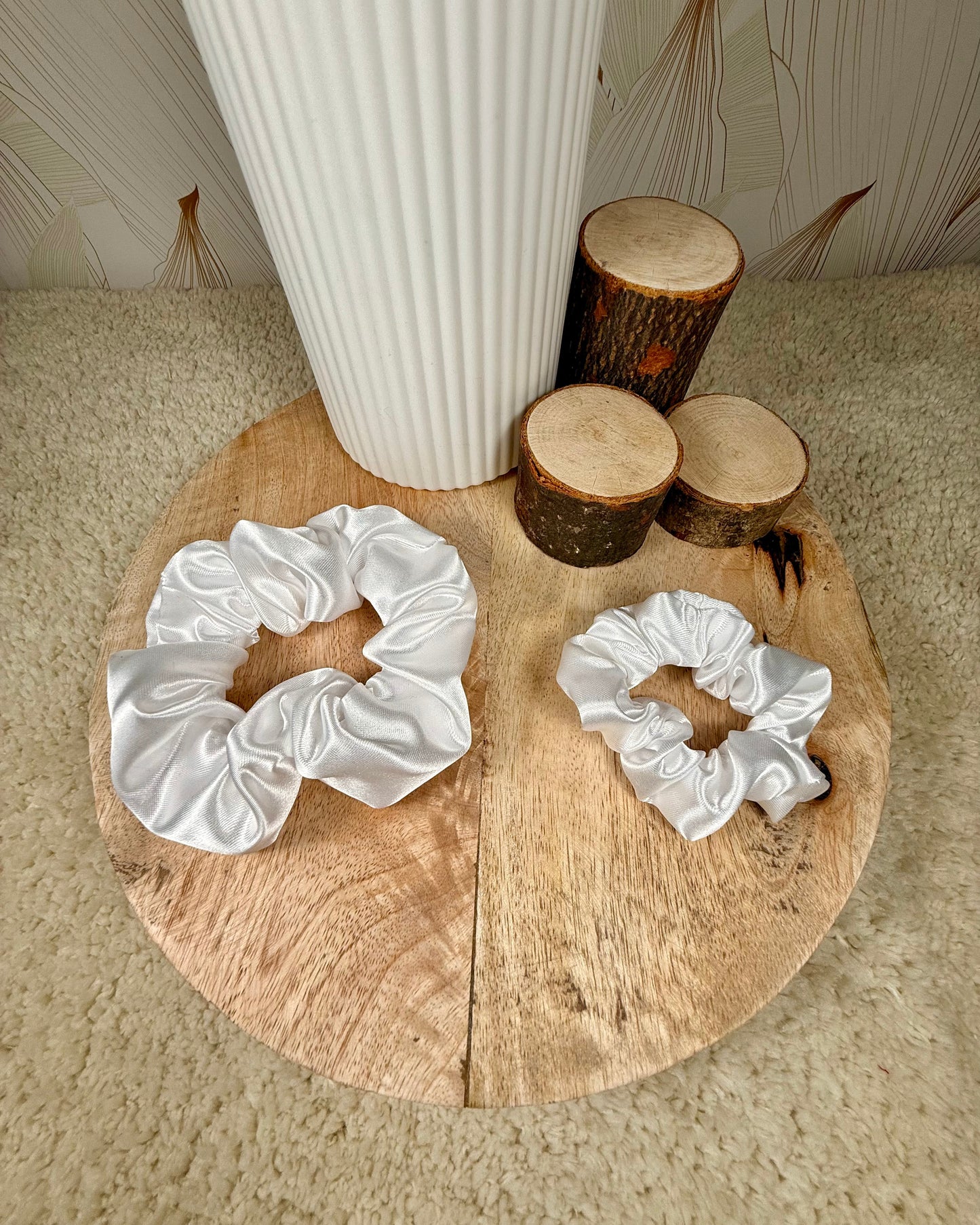 Câlins et Rêves chouchous satin blanc