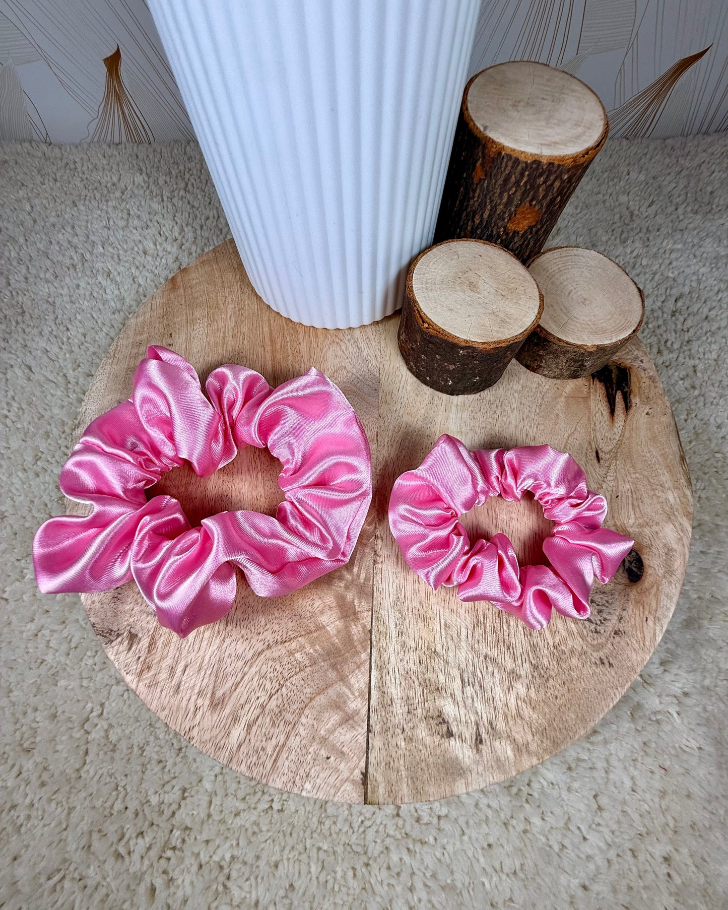 Calins et Reves chouchous satin rose