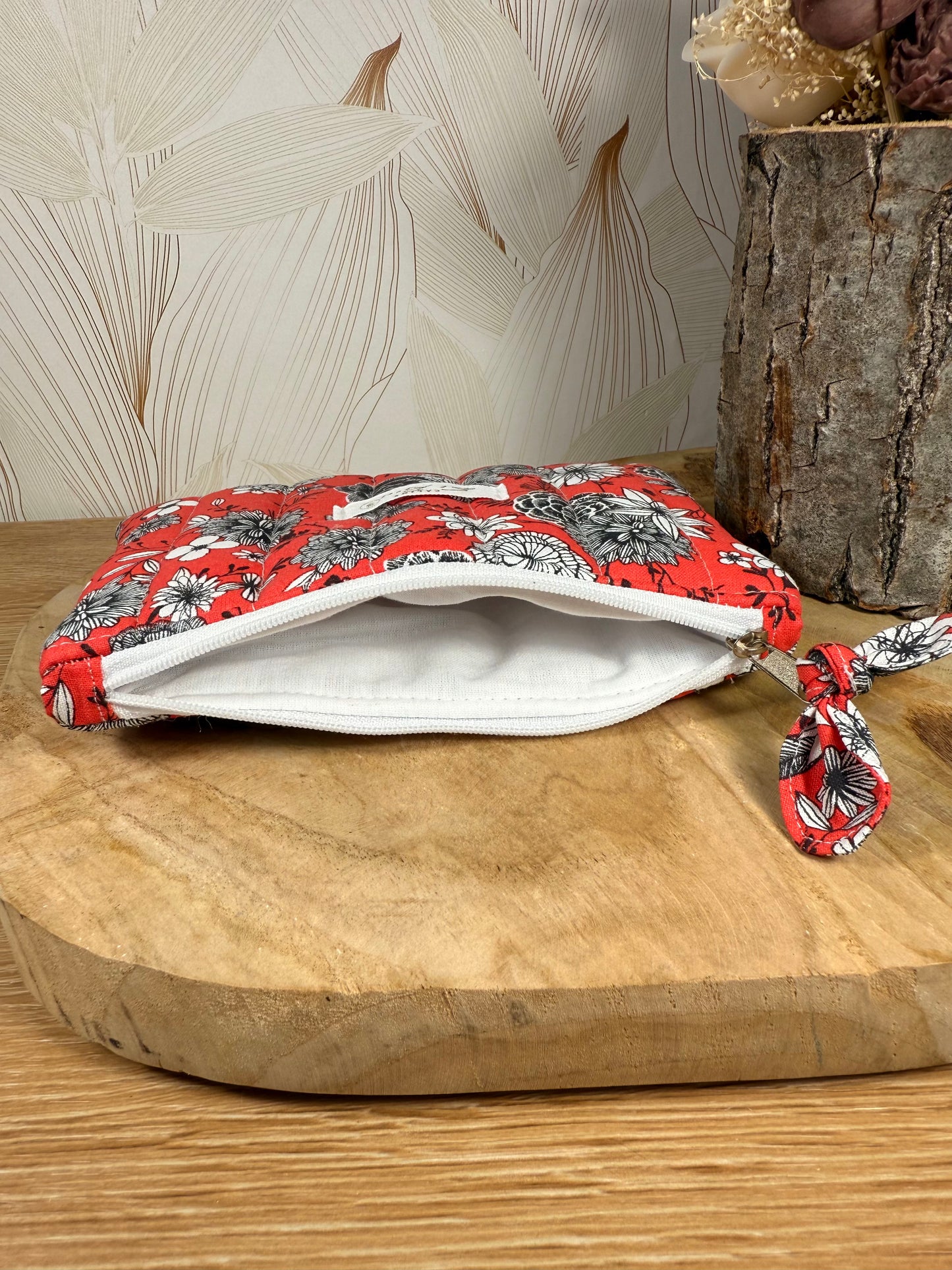 Câlins et Rêves petite pochette corail