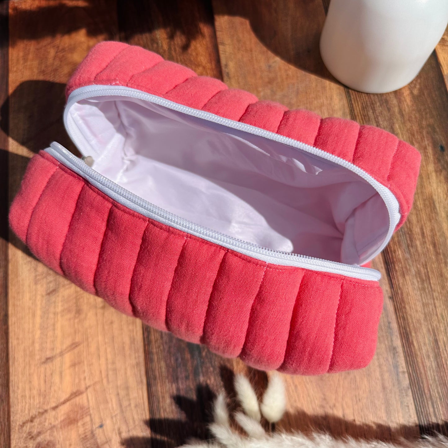 Calins et Reves trousse de toilette Corail