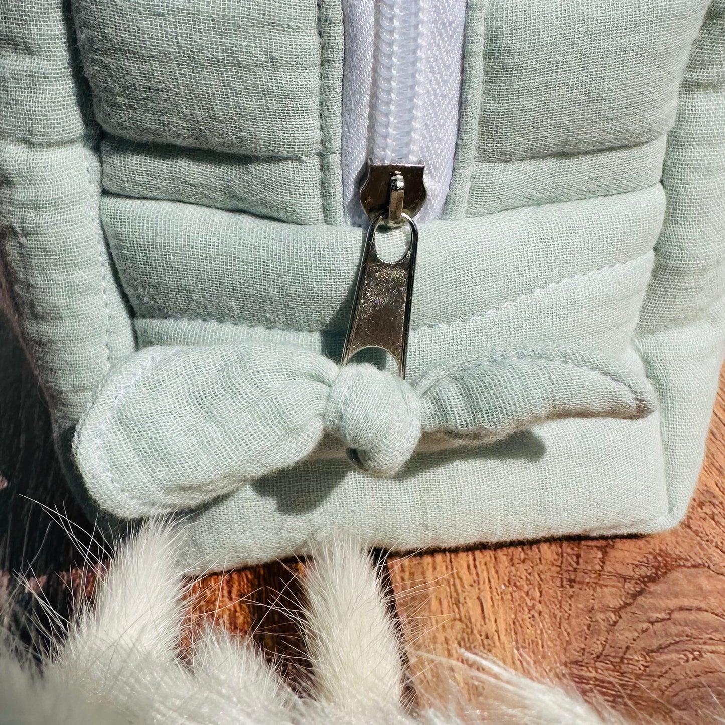 Calins et Reves trousse de toilette Vert Menthe