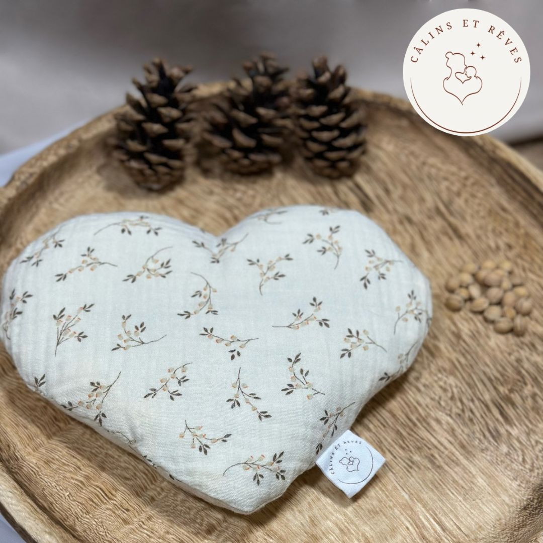 bouillotte sèche aux noyaux de cerises