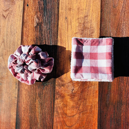 Calins et Reves vichy Rose des Bois chouchous