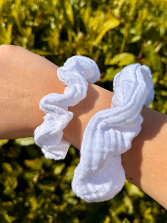 Calins et Reves chouchous double gaze blanc