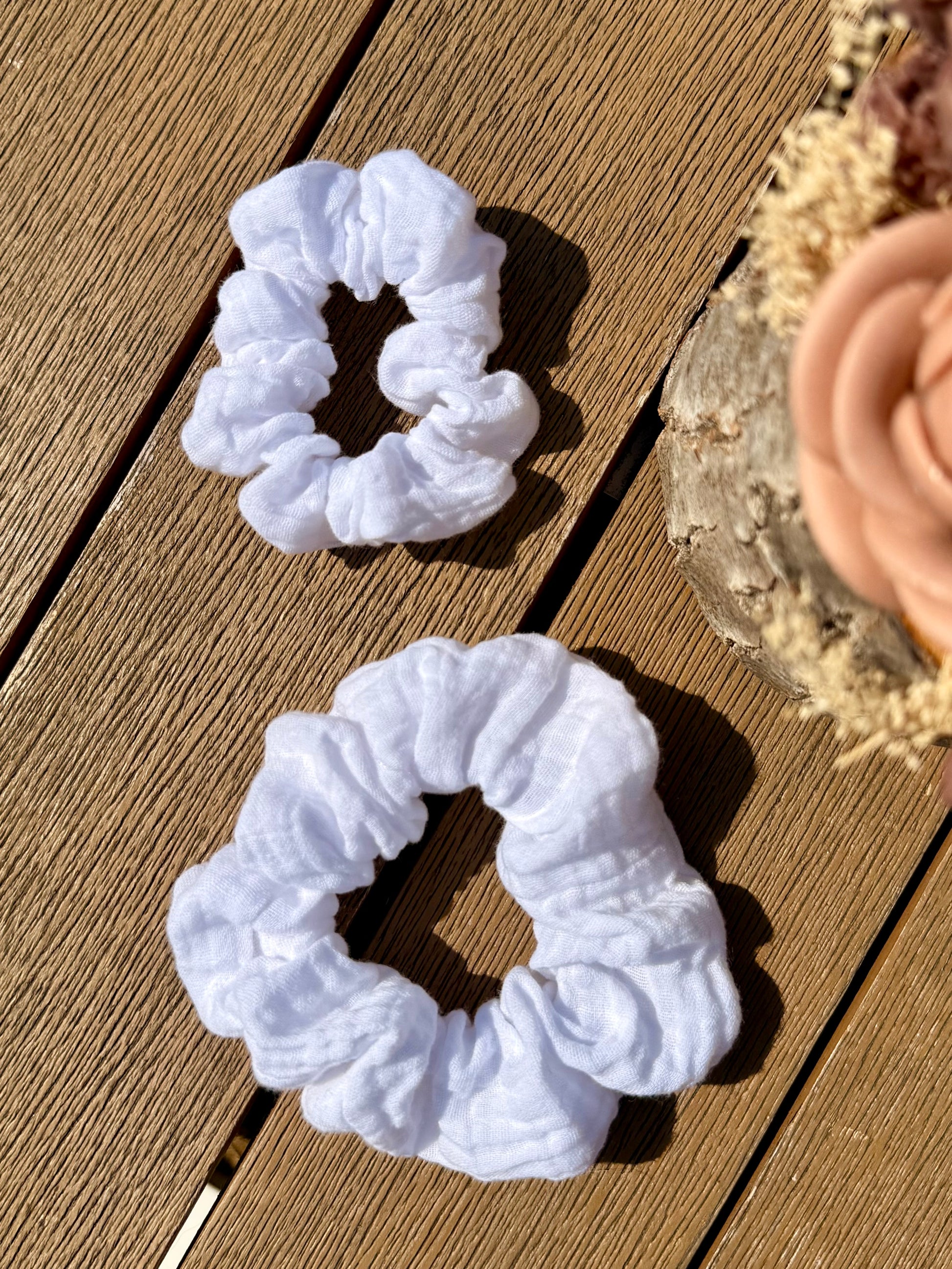 Calins et Reves chouchous double gaze blanc