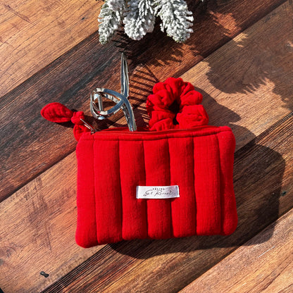 calins et reves petite pochette rouge