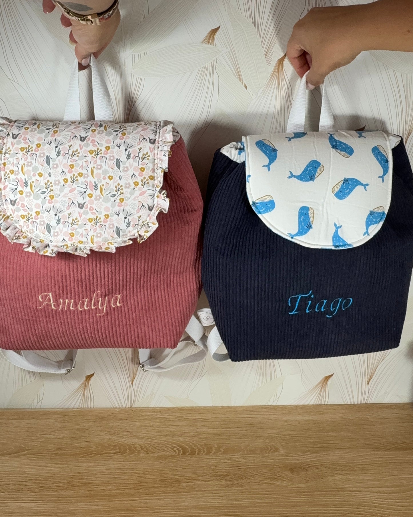 Calins et reves sac ecole personnalisé avec ou sans broderie