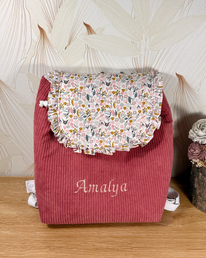 Calins et reves sac ecole personnalisé avec ou sans broderie