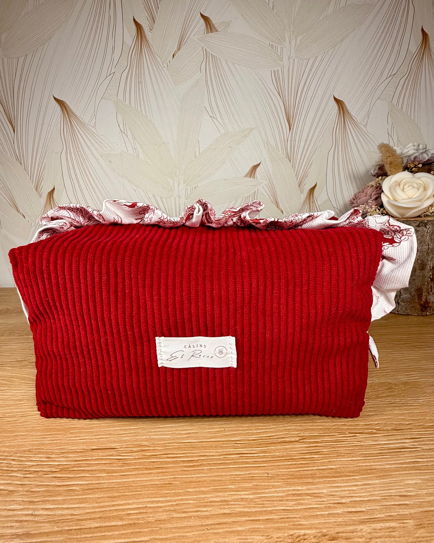 Calins et reves trousse de toilette personnalisée