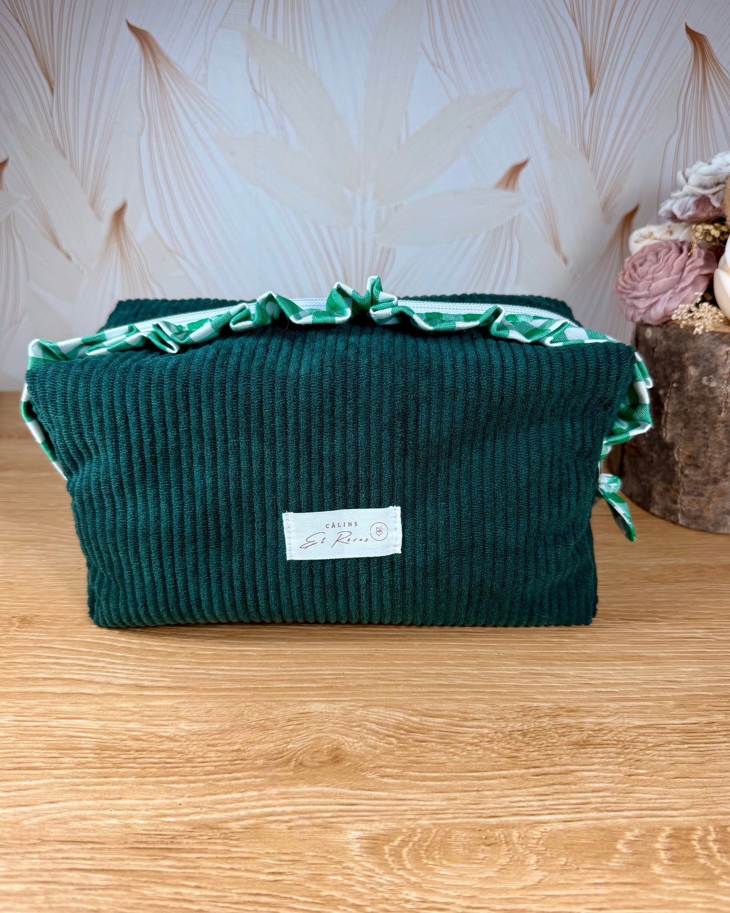 Calins et reves trousse de toilette personnalisée