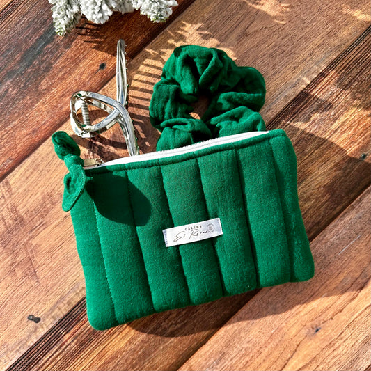 calins et reves petite pochette vert 