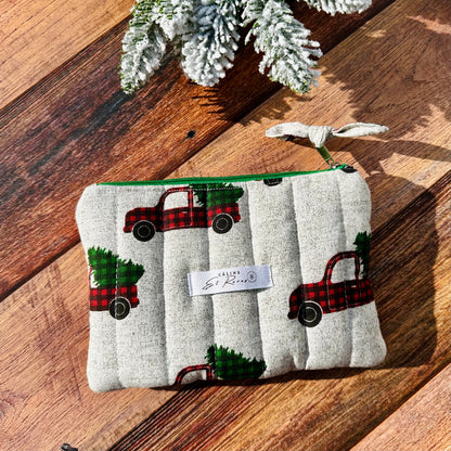 Petite pochette Noël: Voiture