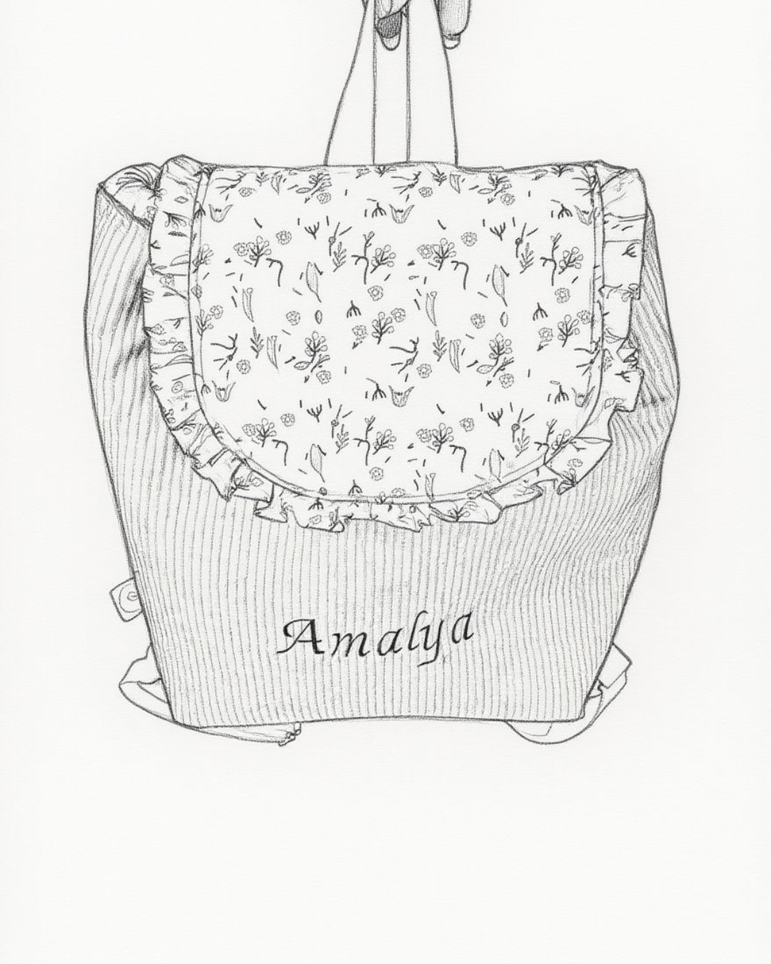 Calins et reves sac ecole personnalisé avec ou sans broderie