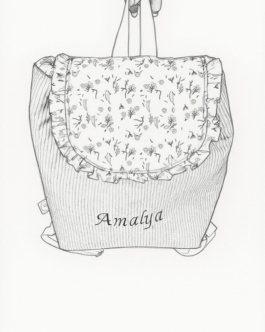 Calins et reves sac ecole personnalisé avec ou sans broderie