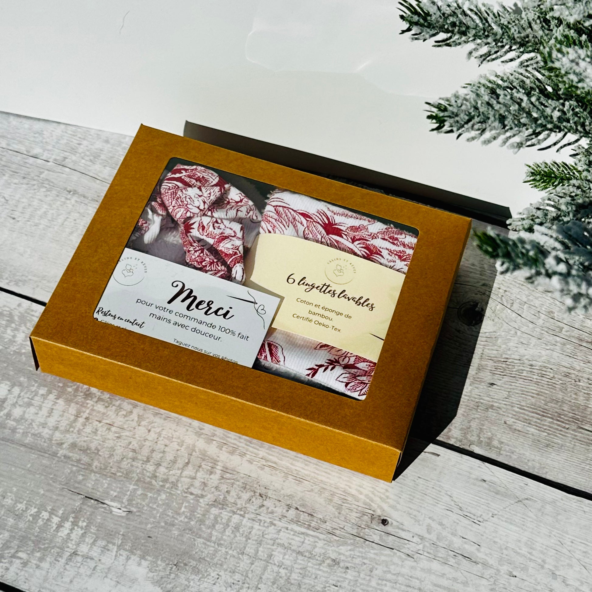 Calins et Reves petit coffret jouy rouge