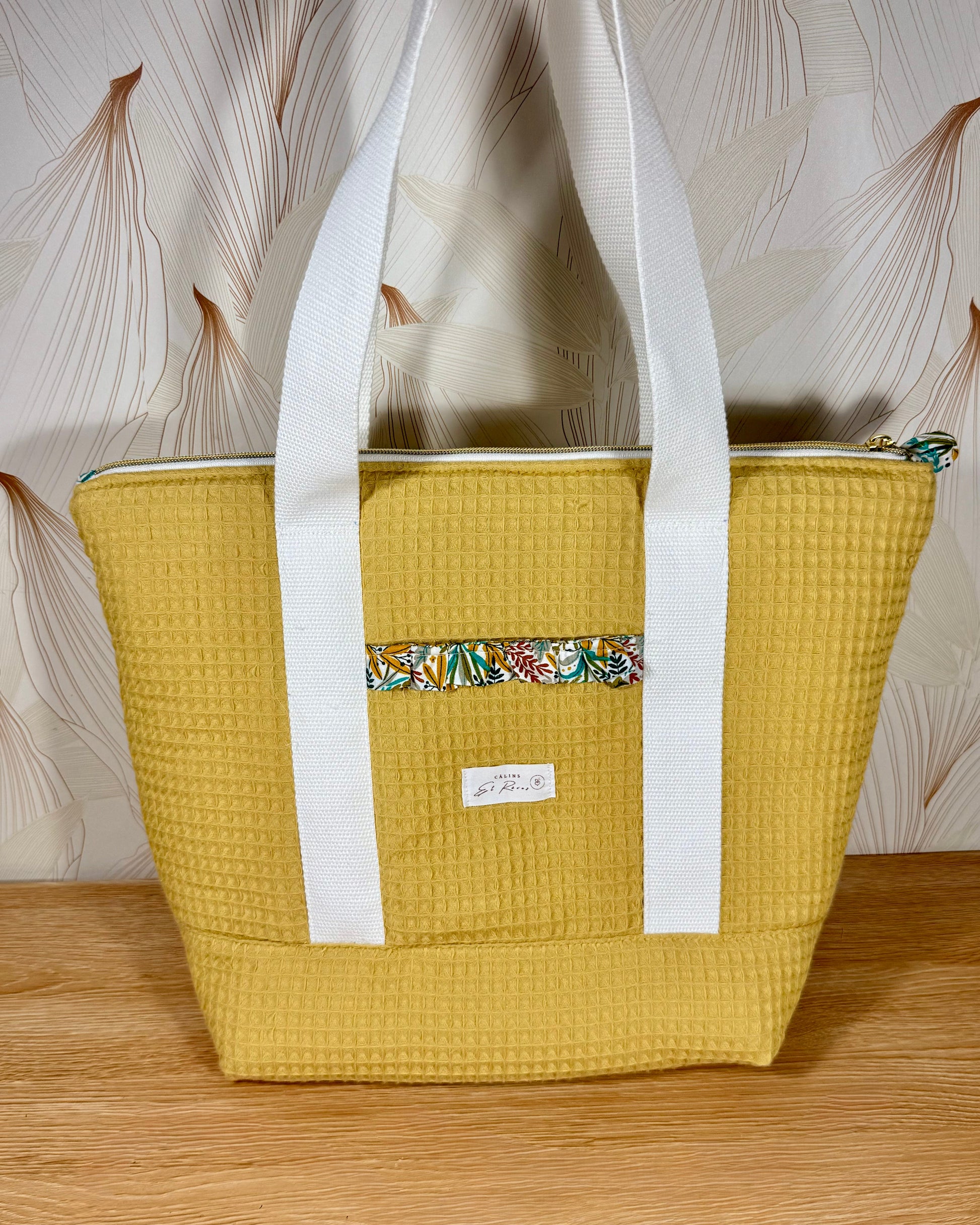 Calins et Reves sac personnalise nid d'abeille alba