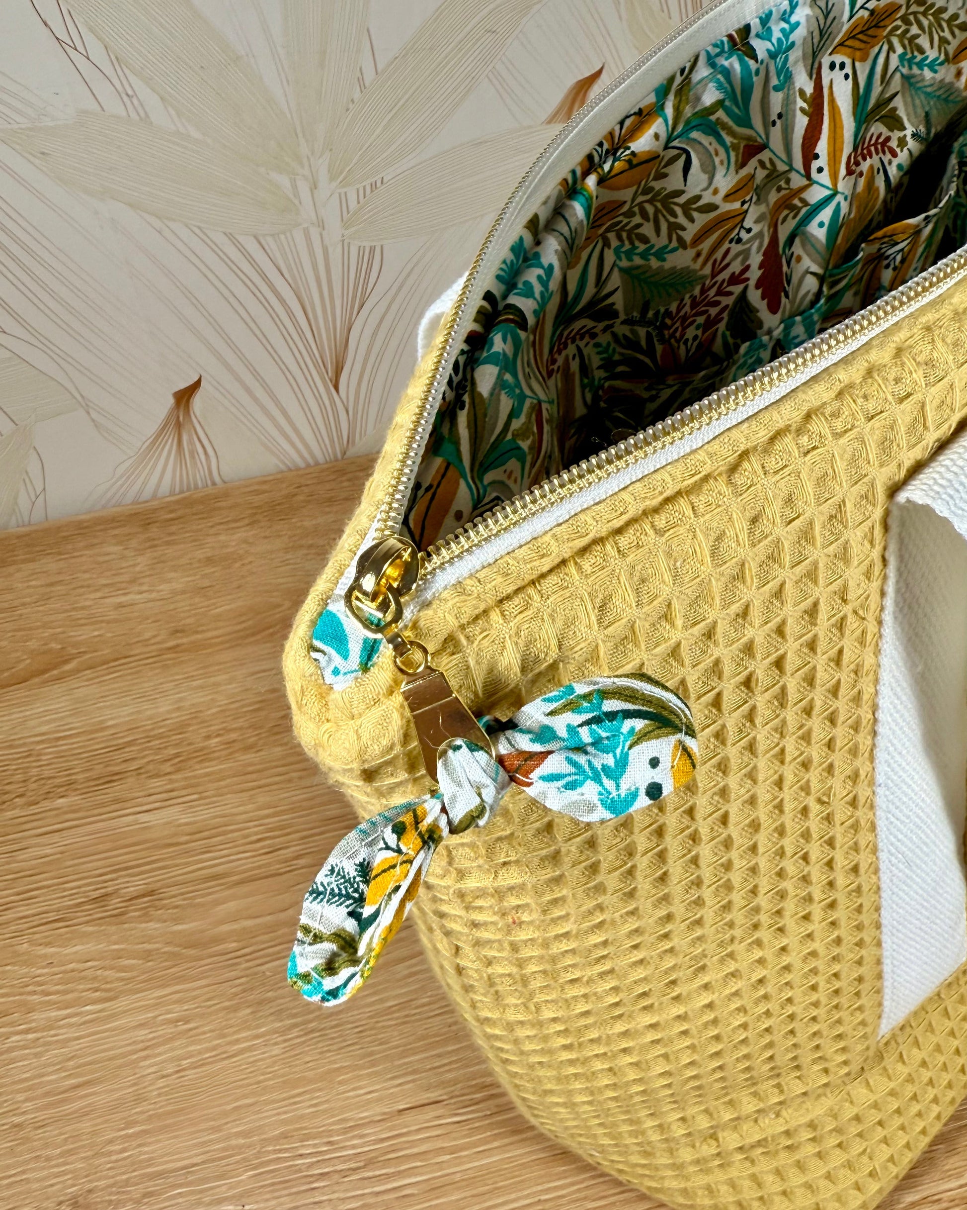 Calins et Reves sac personnalise nid d'abeille alba