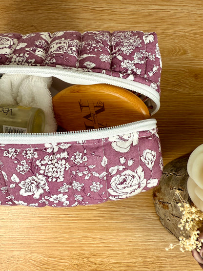 Calins et Reves trousse de toilette Bucolique violet