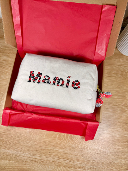 Calins et Reves trousse de toilette personnalisée