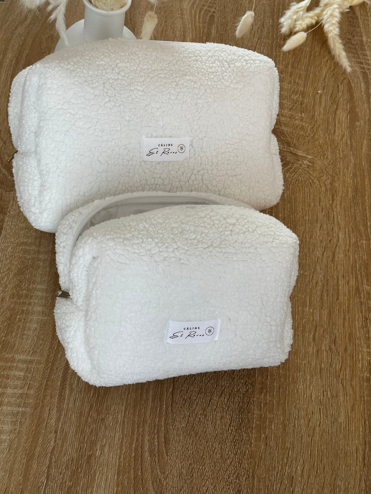 Trousse de toilette Sherpa Blanc